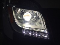 大通V80大燈改裝小糸Q5透鏡 巖崎5500K氙氣燈 車燈不亮怎么辦?找淳梓改燈