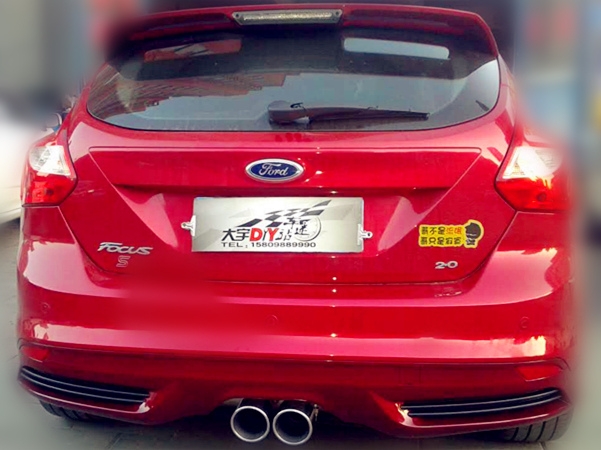 大宇車迷站 ?？怂垢难bST款排氣 后杠