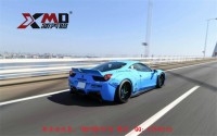 法拉利F458改裝日本LB PERFORMANCE Works寬體碳纖包圍尾翼排氣管