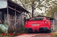 法拉利F12改裝Revozport款碳纖維尾翼壓尾翼定風翼后擾流