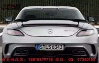 奔馳 R197 AMG SLS BLACK SERIE 碳纖維尾翼定風翼 大尾翼 包圍改裝