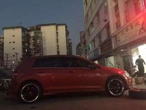 高爾夫，裝TE37：TTA 不錯(cuò)