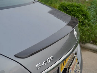 新款奔驰S350 300级W222改装碳纤维压尾翼 扰流尾翼 大小包围排气