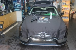 長沙威固全車隔熱膜 奔馳C200全車威固太陽膜 中南汽車世界實體店