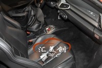 法拉利458全車(chē)內(nèi)飾改裝案例，碳纖維加裝