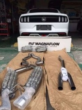 【車鎮(zhèn)改裝】野馬改裝美國MF MAGNAFLOW中尾段競技版排氣