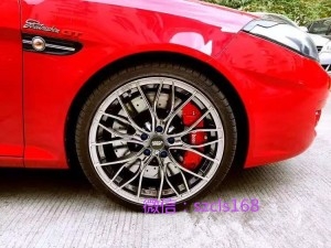 酷派19寸輪轂改裝意大利brembo大六活塞配380孔線盤完美升級(jí)
