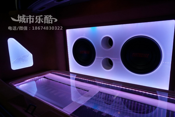 雪佛蘭愛(ài)唯歐工藝倒模汽車音響改裝德國(guó)彩虹長(zhǎng)沙城市樂(lè)酷