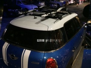 寶馬MINI鄉(xiāng)下人countryman SUV專用承重100公斤無損安裝瑞典進(jìn)口拓樂車頂行李架