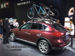 英菲尼迪QX50安裝拓樂汽車車頂行李架及自行車搭載架承重100公斤無損安裝質(zhì)保五年