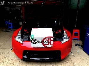 NISSAN 370Z 換裝aFe power進(jìn)氣套件