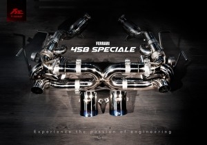 Ferrari 458 Speciale Upgrade Fi Exhaust 遙控閥門(mén)排氣