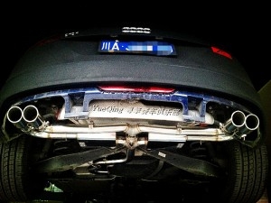 成都奧迪TT改裝避震排氣粵擎改裝