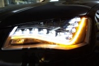 杰湃汽车奥迪A8L原装升级奥迪A8LW12-S8全LED大灯