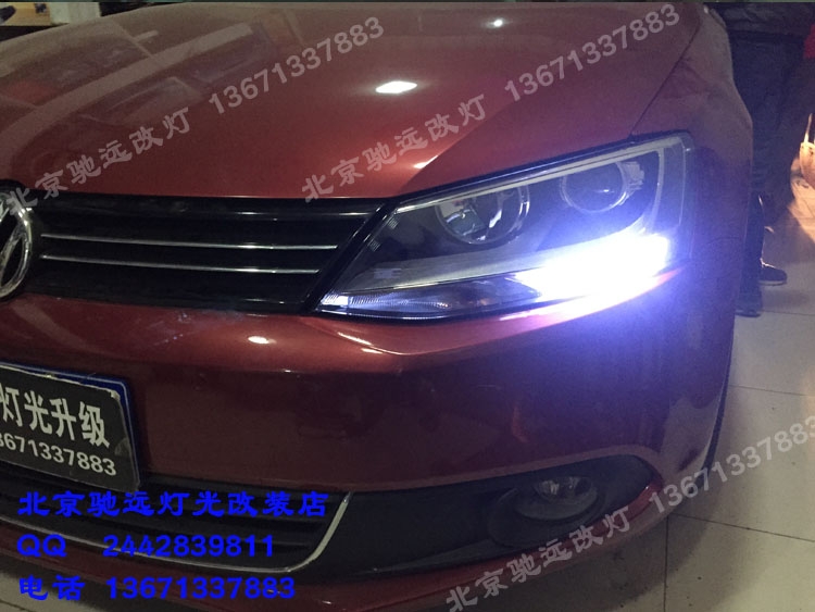 新款速騰 車燈改裝 大燈增亮 德國海拉五代透鏡 北京改燈