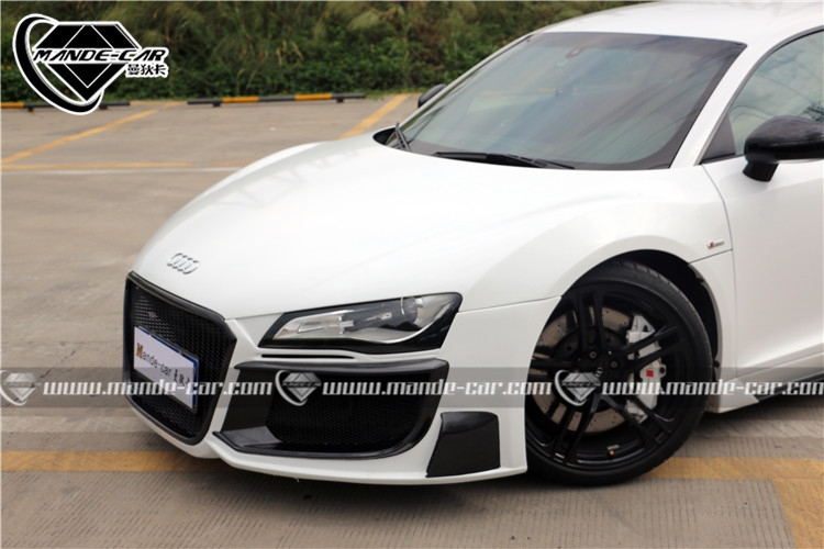 【Mandecar出品】奧迪Audi R8改裝Regula包圍+門板+Hexis珍珠白