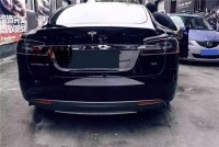 特斯拉MODEL S改裝 Revozport碳纖維壓尾翼 鴨尾 前唇后唇包圍