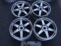 TE37 極品 二手 鍛造！ 18寸