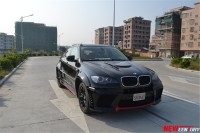 寶馬X6改裝LUMMA寬體套件 碳纖維機(jī)蓋 X6M大包圍