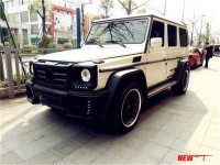 奔馳G級改裝碳纖維機蓋 G55 500改裝套件
