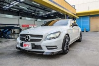 奔馳cls改裝碳纖維前唇 W218碳纖維下巴