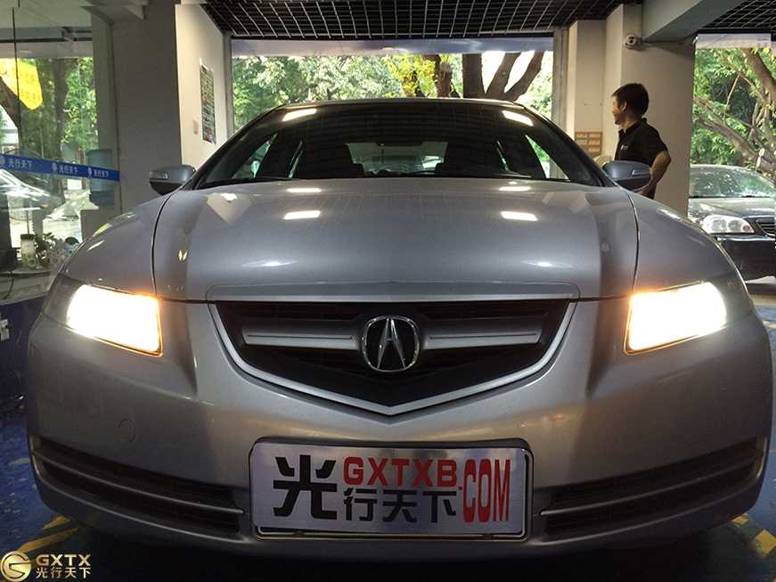 謳歌TL過不了年審_車燈改裝升級_全新海拉5雙光透鏡_光行天下