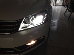 西寧改燈大眾邁騰低配車燈升級高配車燈精藝精車燈升級