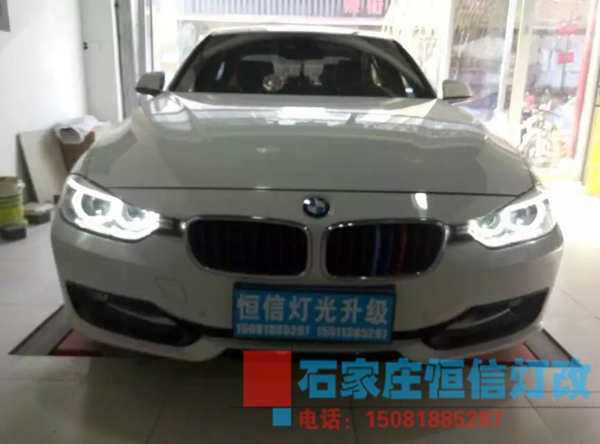 【石家莊恒信改燈】寶馬320低配前來升級高配大燈，恢復(fù)高配神采