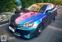 WOO新款星光靛青藍車身改色膜