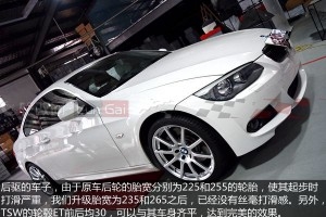 寶馬3系335E92改裝TSW19寸前后配輪轂