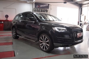 奧迪Q7安裝定制21寸鍛造輪轂