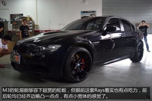 改的隨性——寶馬V8款M3改裝19寸Rays 57FX輪轂