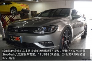 非常理出牌——大眾凌渡改裝19寸BBS SR輪轂等