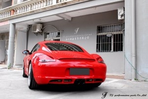 Fi Exhaust on Porsche Cayman 987.2