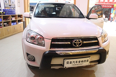 【長沙霓皇汽車音響】豐田RAV4加裝閃電DSP10路解碼!
