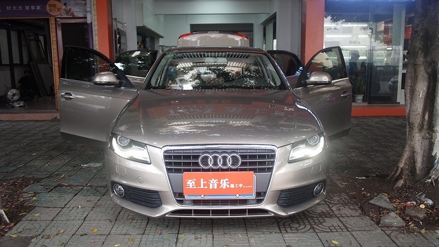 至上音樂汽車奧迪A4L導(dǎo)航原車屏至上高清升級