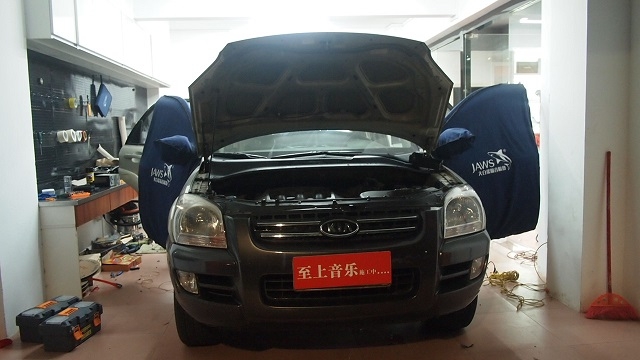 起亞K5汽車惠威同軸&歌劇世家功放