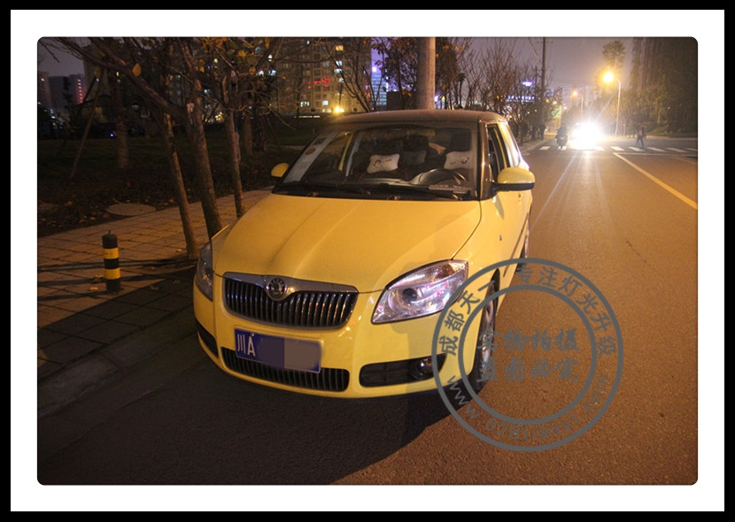 成都晶銳改車燈升級雙光透鏡歐司朗氙氣燈