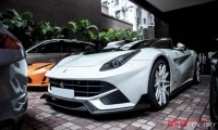 法拉利F12berlinetta改裝DMC小包圍 F12改裝碳纖維前唇尾翼擾流