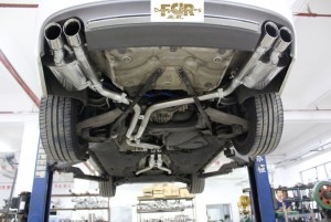 奥迪A7改装FDR中段尾段双阀门排气系统