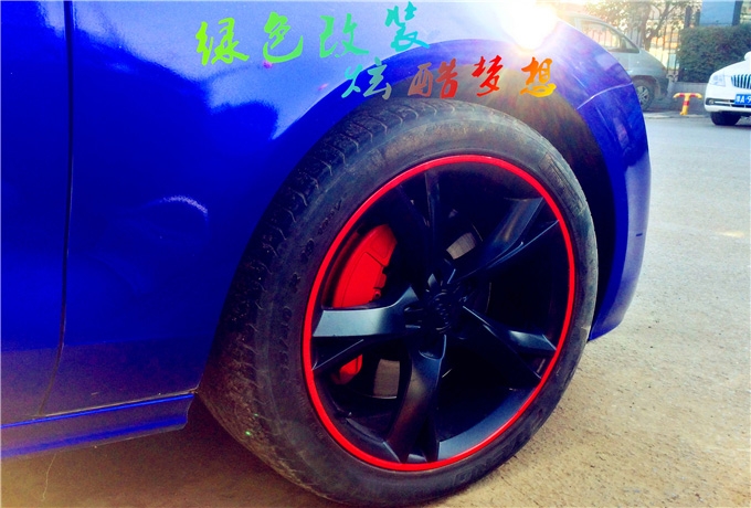 奧迪A7藍(lán)色精靈‖ 碳纖維后唇 中尾段雙邊四出閥門排氣
