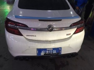 新君威改裝四出可調(diào)排氣 杭州專業(yè)汽車改裝店