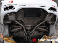 新款寶馬7系改裝巨源giantsource遙控閥門排氣 730 740改裝排氣中尾段