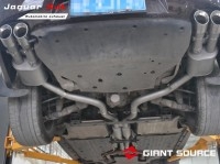 捷豹XJL改裝香港巨源giantsource遙控閥門中尾段 香港巨源排氣