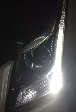 凱迪拉克ats改海拉5透鏡+專用日行燈  深圳光速車改改燈