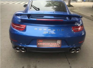 成都保時(shí)捷CARRERA 卡雷拉911 TURBO改裝FABSPEED排氣