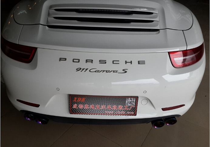 IPE排氣改裝，成都保時捷911S 卡雷拉 CARRERA 改裝F1版IPE排氣