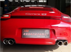 成都保時捷911 卡雷拉 CARRERA 4S改裝IPE排氣