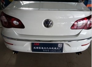 成都大眾CC 2.0T改裝RES雙出排氣，包圍，EIBASH短彈簧