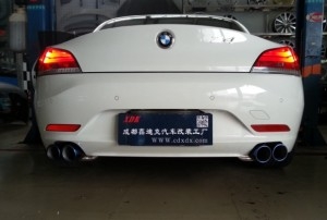 成都寶馬Z4改裝RES四出排氣